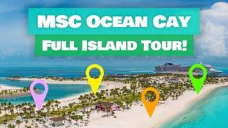 MSC Ocean Cay Full Island Tour 2023!