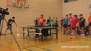 Table tennis technics training with Li Xiaodong, part one .FHD