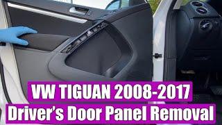 TUTORIAL: VW Tiguan (2008-2017) driver's door panel removal in 5 steps