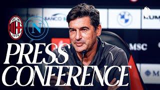 Coach Fonseca's press conference ahead of AC Milan v Napoli