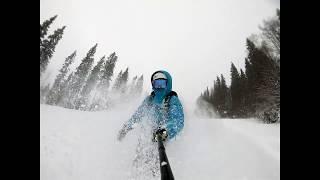 Sweden, Are, GoPro 7. Один спуск в снежный день.