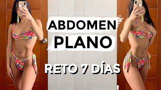 EJERCICIOS PARA ABDOMEN Y CINTURA! Rutina Para Abdomen Plano & Cintura Pequeña! *RETO 7 DÍAS*