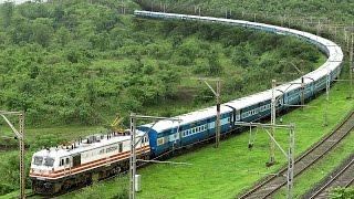 TRAIN making a U-Turn ? ( Illusion at 2:37 ) Indian Railways | Train Videos