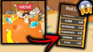 *NEW* MINING CHAMPIONS SIMULATOR!! LEADERBOARD PLAYER GAVE ME PETS!! | ROBLOX