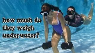 Weightlifting is harder underwater? [Weekend in the life VLOG]