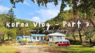 Eueu’s Korea Travel Vlog - Korean Countryside, Donghae, Stormy Sea, Hike across the Fall Mountain