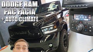 Fitting The New Stinger Australia Dodge Ram Facia, And Auto Climate Control HVAC!