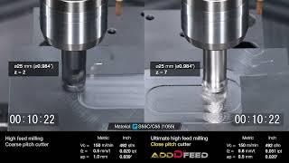 Demonstration #5 - Achieves 2.5 times higher machining efficiency than conventional products!