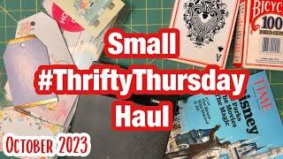 Small #thriftythursday Haul | October 2023