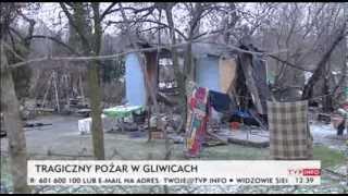 Dwie ofiary śmiertelne pożaru w Gliwicach (TVP Info, 26.01.2014)