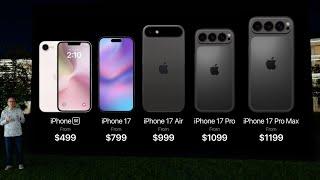 iPhone 17 COMPLETE Lineup! 5 NEW Models!