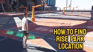 Where to find Rise Park Location in NBA 2k25 (how to enter rise park)