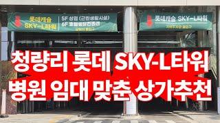 [롯데캐슬 SKY-L타워 상가추천] 청량리역 앞 병원 자리로 임대 맞춰있는 상가 분양 정보! 높은 수익률과 특혜 알려드립니다