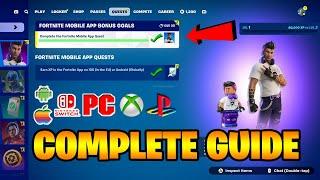 How to EASILY Complete the Fortnite Mobile App Quest locations Quest!