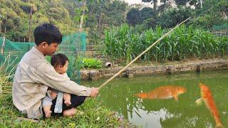 I grilled fish for my little girl and she loved it. farm life