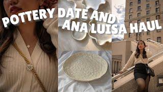 Pottery Date and Ana Luisa Haul | Living Together vlog