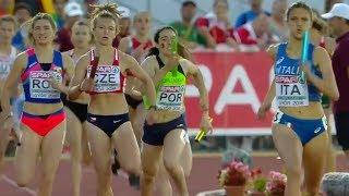 Medley Relay Girls at U18 European Champ - Győr 2018