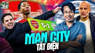 ARSENAL 5 - 1 MAN CITY: PEP CHỊU THUA ARTETA, ARSENAL THĂNG HOA CẢM XÚC | NHÀ BÁO ANH NGỌC 3/2AN