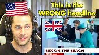 American Reacts to British News Bloopers