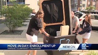 Marquette University moves in largest first-year class since 2018