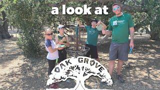 a look at Oak Grove - the FIRST basketed disc golf course