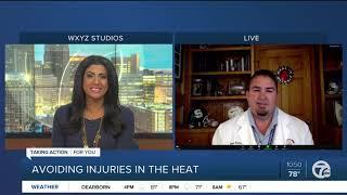 Michigan Orthopaedic Surgeons' Dr. Joe Guettler Discusses Heat and Start-Up Injuries with WXYZ