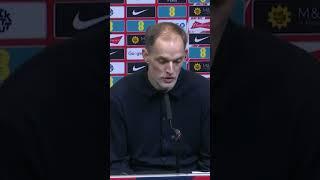 Thomas Tuchel REFUSES to answer question in German at Wembley 󠁧󠁢󠁥󠁮󠁧󠁿