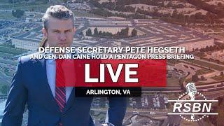 LIVE: Defense Secretary Pete Hegseth and Gen. Dan Caine Hold a Pentagon Press Briefing - 6/22/25