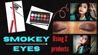 Smokey Eyes | By Using 2 Products |Eye Makeup | Nisita Dash