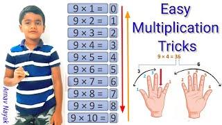 Tricks to Remember Tables | Easy Multiplication Tricks for Kids | Table of 9 | Arnav Nayak