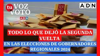 Todo lo que dejó la segunda vuelta en las Elecciones de gobernadores regionales 2024 en Chile