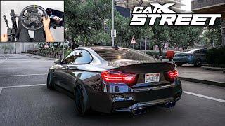 BMW M4 F82 Drifting | CarX Street | Steering Wheel Gameplay