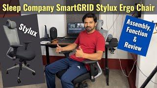 The Sleep Company Stylux SmartGRID Ergonomic Office Chair Review - Unboxing & Assembly