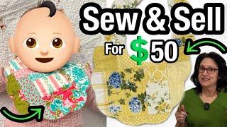  Sew And Sell Quilted Baby Bibs In 2025 ~ FREE Sewing Tutorial️