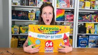 What’s in this Giant Box From Crayola? 64th Birthday Box Unboxing