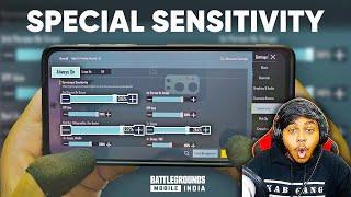 WORLD's RANK 1 SENSITIVITY CONTROL SETTINGS TO KILL STREAMERS ?? | BEST Moments in PUBG Mobile