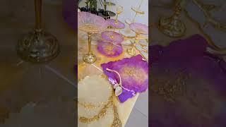 LUXURY RESIN COLLECTION #resinart #handmadedecor #resincrafts #resin #resinartist #resinartdesign