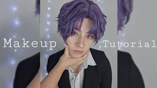 [Love and Deepspace] Rafayel Cosplay Makeup Tutorial (by Luxxinferni)