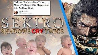 No Easy Mode Is DISRESPECTFUL To Gamers?  Journo Whines About Sekiro & Hard Video Games