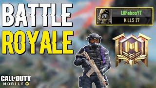 17 KILLS in SOLO BATTLE ROYALE in CALL OF DUTY MOBILE | SEASON 3