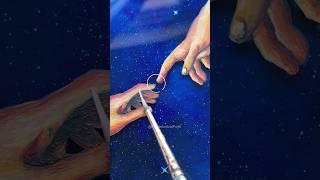 How to Draw Hands on Glass  #shorts