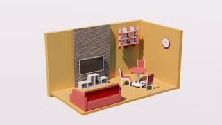 Анимационный рекламный ролик на сайт. 3D Анимация.