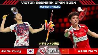 [WS FINAL] AN Se Young vs WANG Zhi Yi | Denmark Open 2024 Badminton