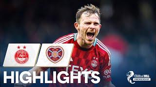 Aberdeen 3-2 Hearts | Late Strike Keeps The Dons Perfect In Thriller! | William Hill Premiership