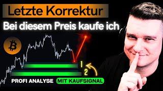 Bitcoin Korrektur kommt | Meine Trading Kaufpreise und Prognose für Oktober