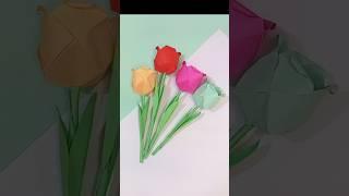 Diy tulip flowers #craft #diy #shorts #youtube