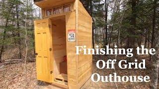 S2E3 . Building the off grid outhouse: How to build a privy.  The final episode