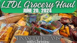 Weekly Lidl US Grocery Haul | Family of 4 on a Budget | June 20, 2024 | $169 | #groceryhaul