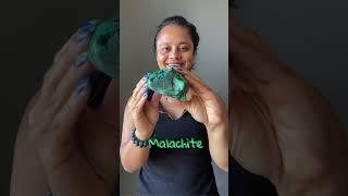 Malachite with touch of Chrysocolla