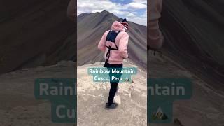 Rainbow mountain #Peru  #music  #hike  #travel #bodyworkout #mountain #rainbowmountain #cusco